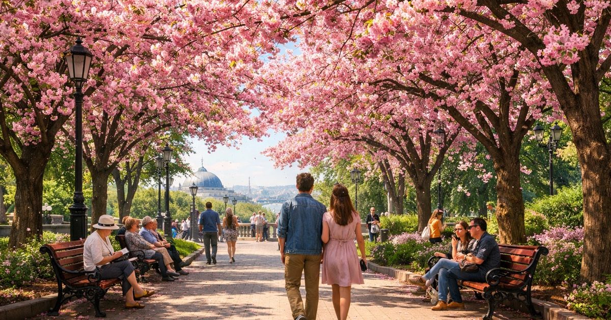 Viaggi primaverili in Ucraina: fioritura dei ciliegi e risveglio culturale